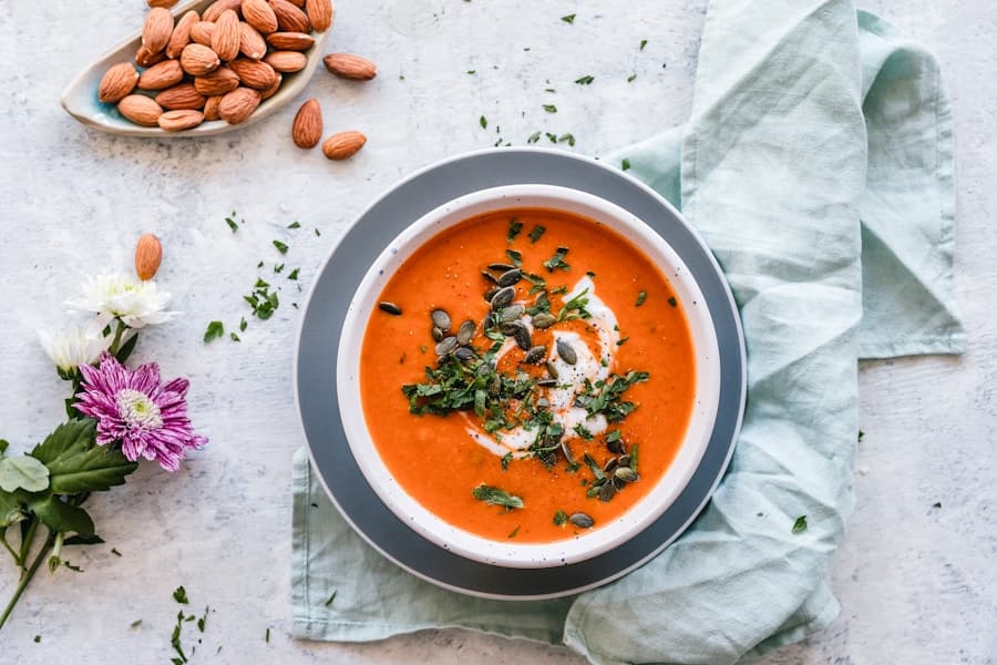 Lentil daal with steamed rice