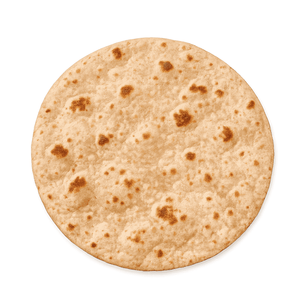 A fresh roti